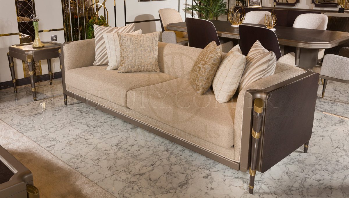 Luxury Parma Handcrafted Teak Sofa Set, Saharanpur, view 3
