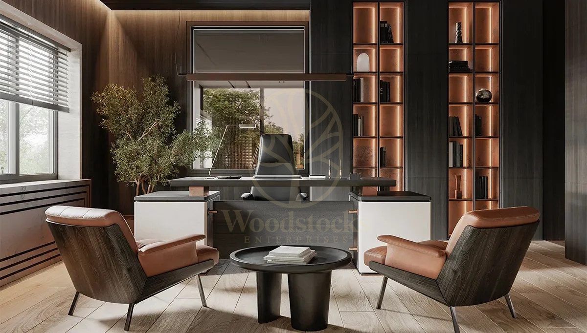 Luxury Artemis Handcrafted Teak Office Table, Saharanpur, view 8