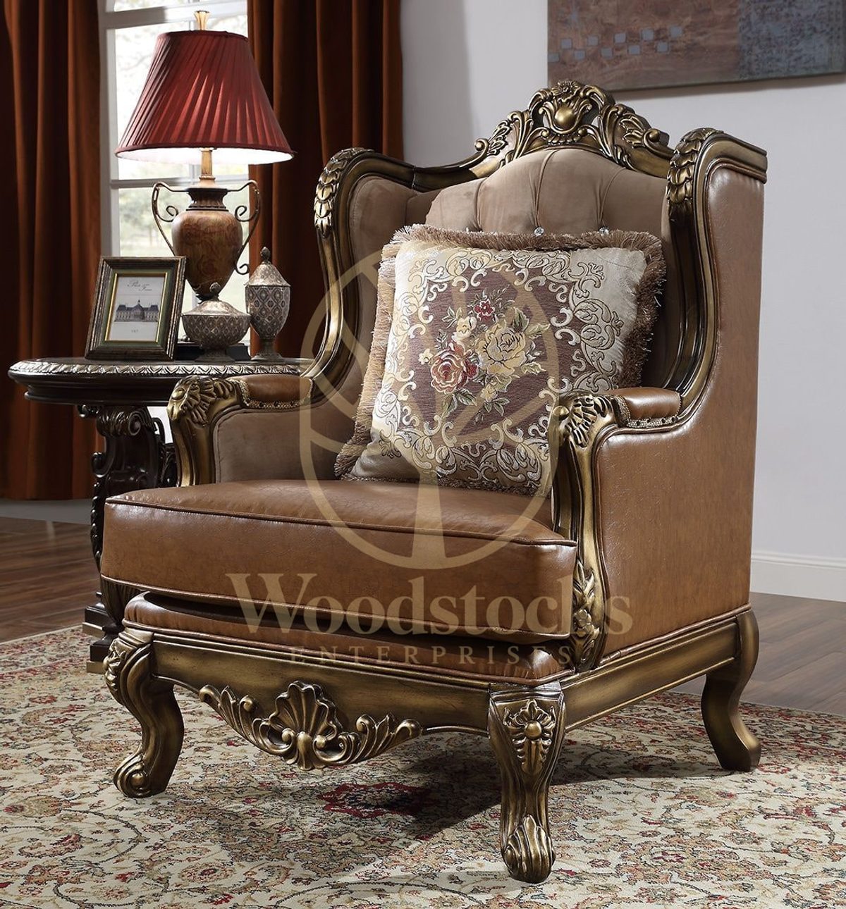 Teak European 3-Piece Sofa Set, view 3