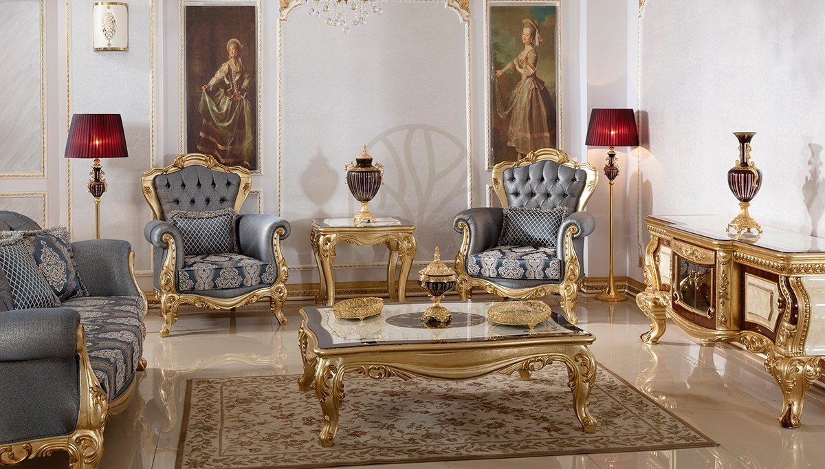 Royal Nevora Hand Carved Teak Sofa Set, Saharanpur, view 8