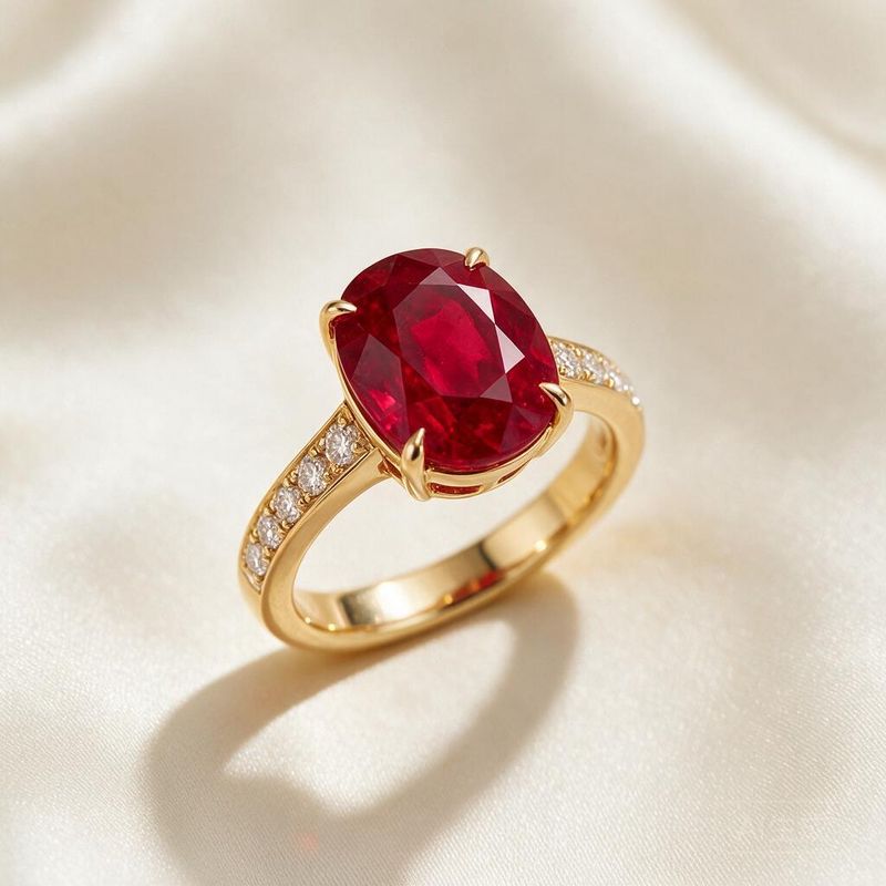 Ruby Cocktail Ring