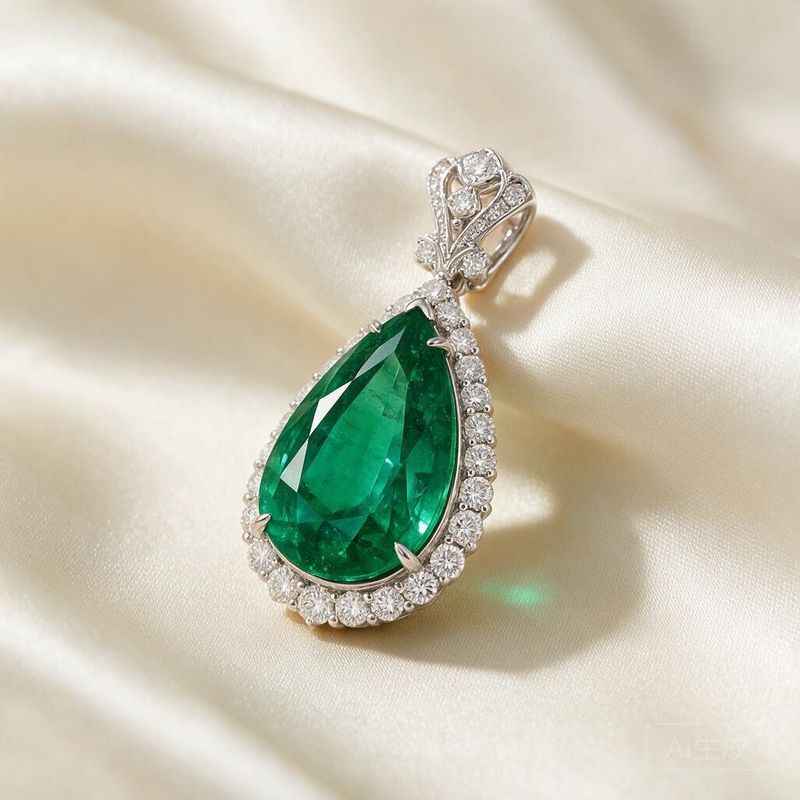 Emerald Drop Pendant