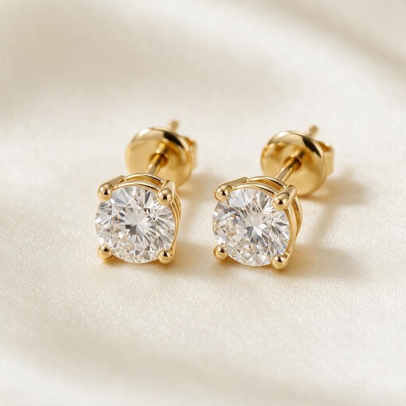 Diamond Stud Earrings