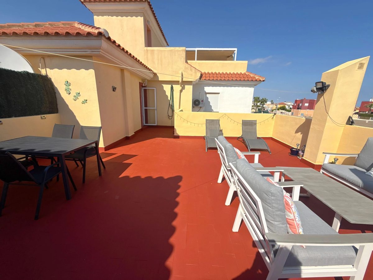 Roof terrace.