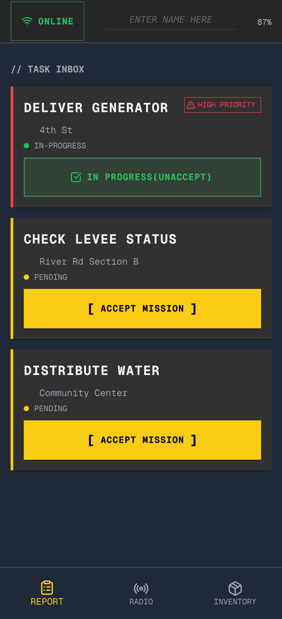 Disaster Hub Mobile App