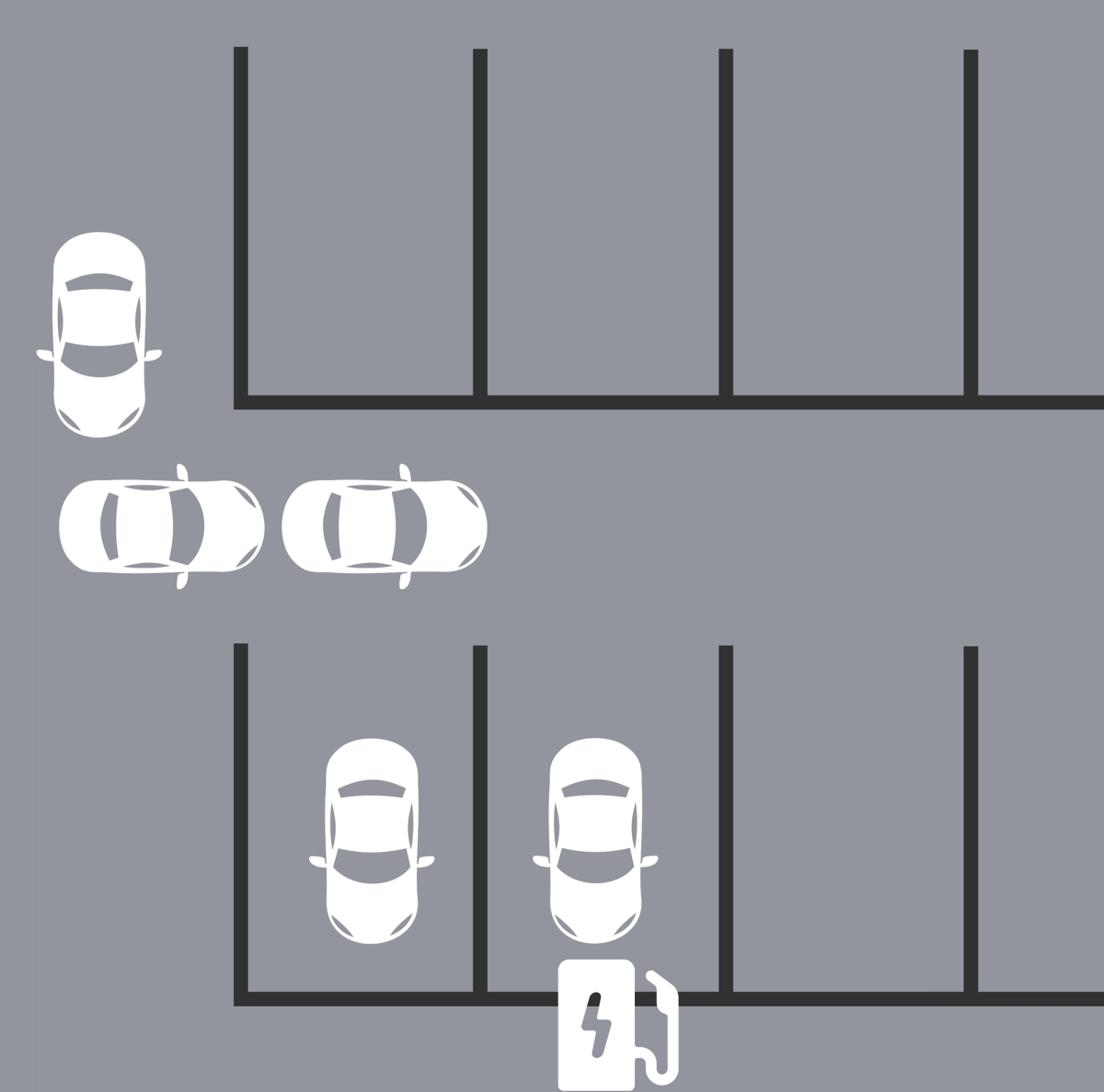 picture of lined up cars