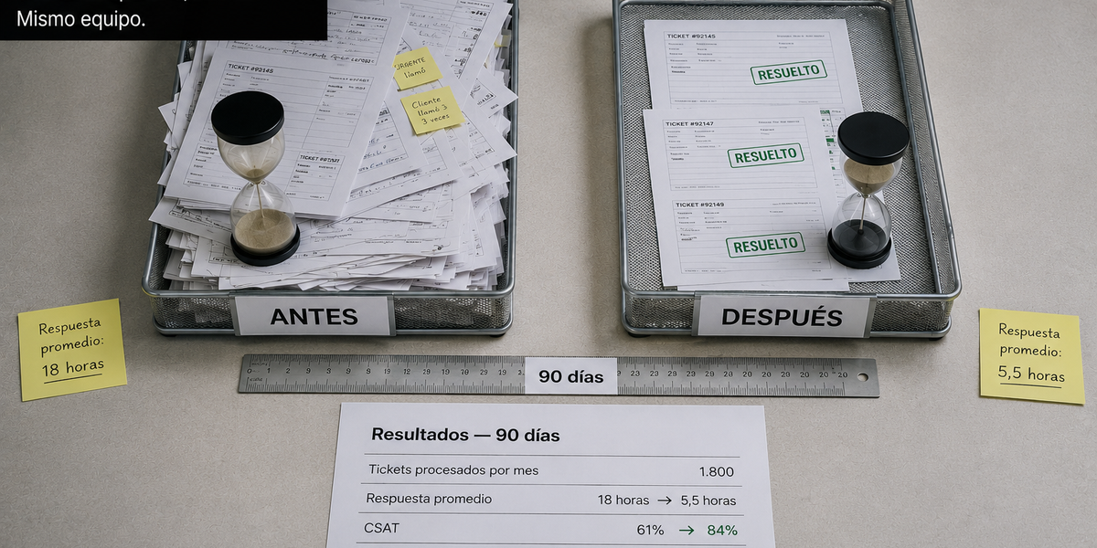 Caso de estudio Nexmark: cómo una empresa B2B redujo 70% el tiempo de respuesta a clientes