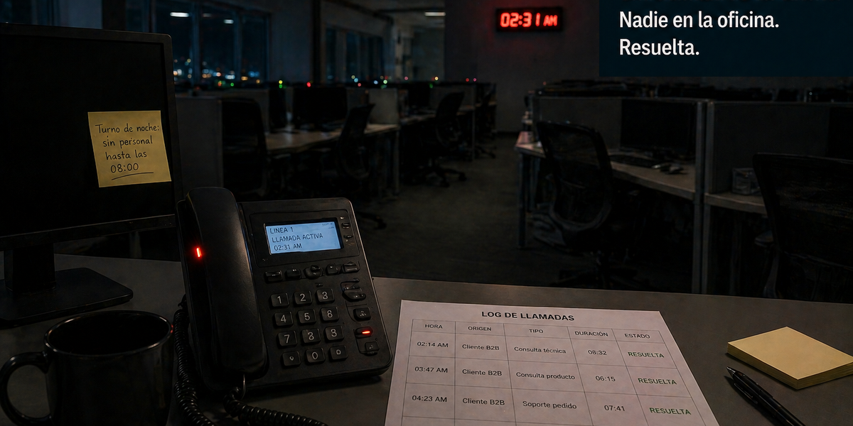 Agentes conversacionales de voz en español: implementación para atención B2B 24/7