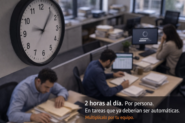 Automatización de procesos para recuperar horas de trabajo