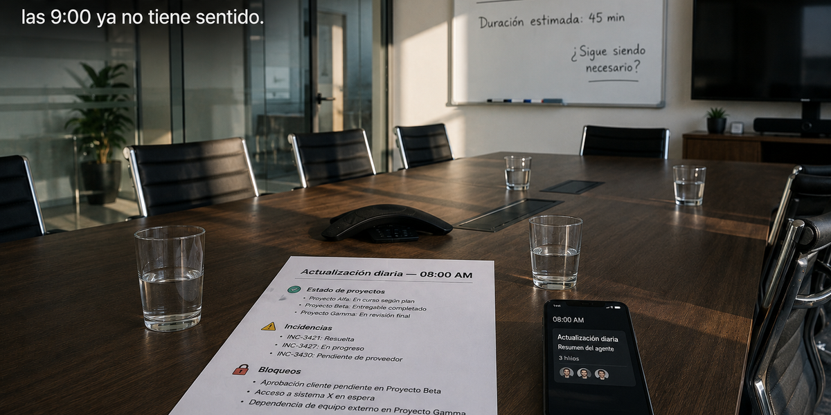 ChatOps con IA: cómo los equipos B2B reemplazan reuniones con agentes en Slack y Teams