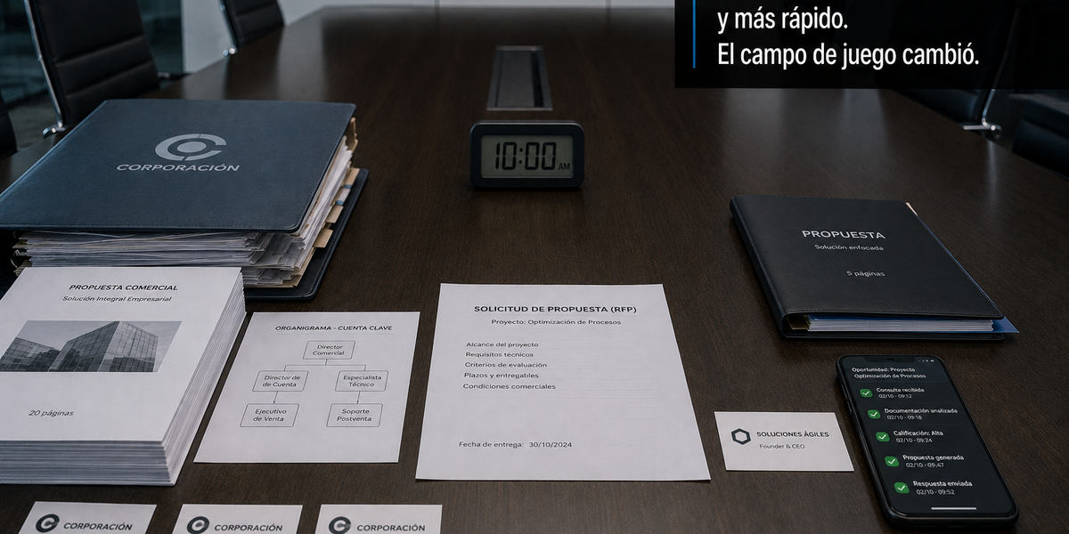 Pequeñas empresas vs corporaciones: cómo la IA nivela el campo de juego B2B