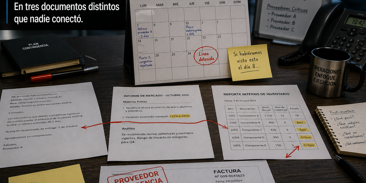 IA en la cadena de suministro: predecir disrupciones antes de que ocurran