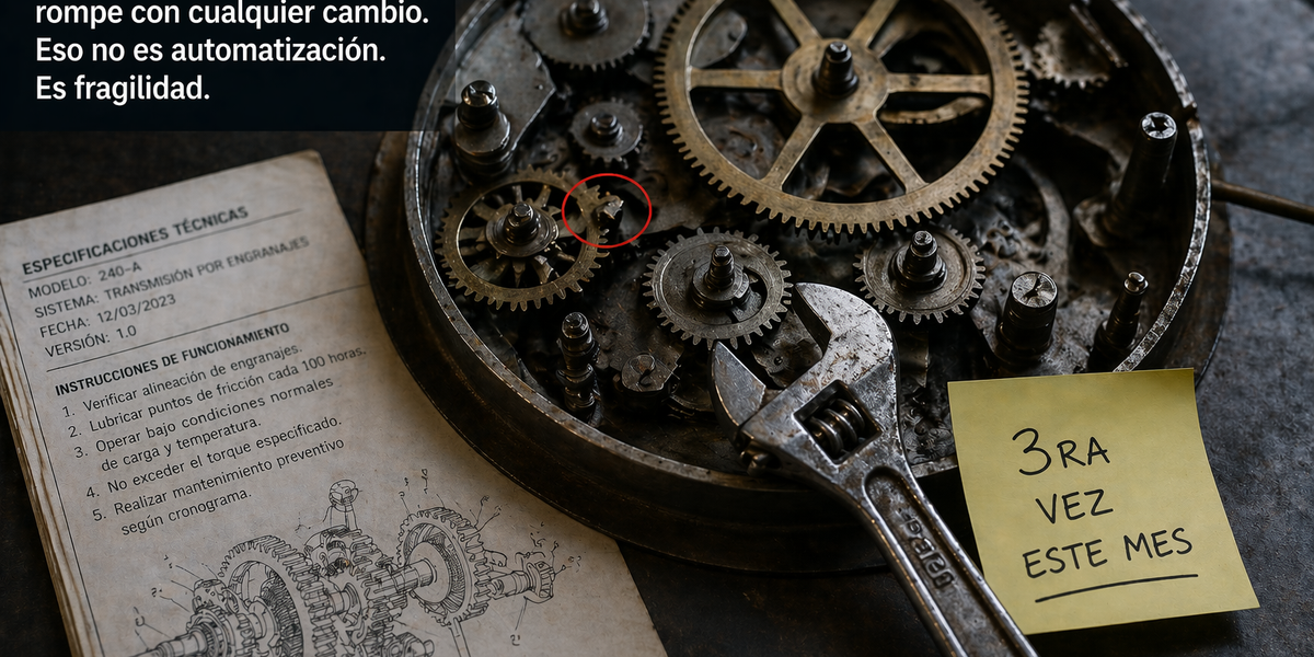 Por qué tus automatizaciones se rompen constantemente (y la diferencia real con los Agentes IA)