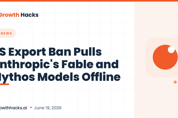 US Export Ban Pulls Anthropic's Fable and Mythos Models Offline