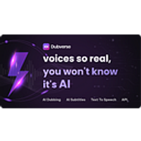 Dubverse – AI dubbing, text-to-speech, and localization for video