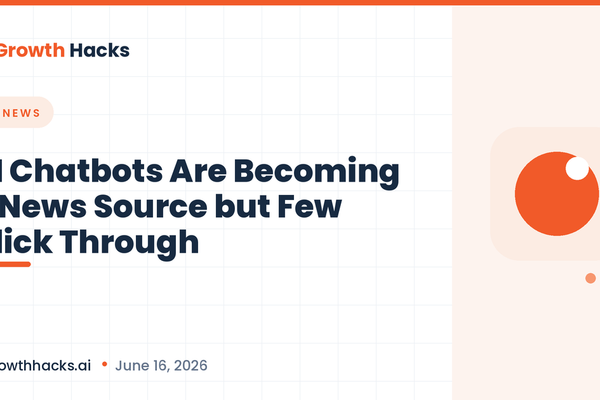 AI Chatbots Are Becoming a News Source but Few Click Through