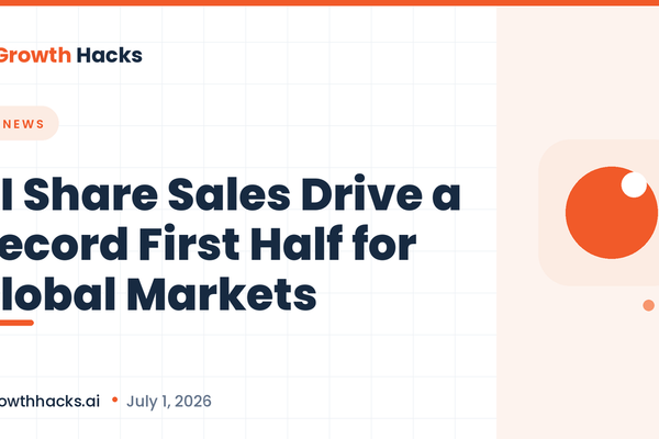 AI Share Sales Drive a Record First Half for Global Markets