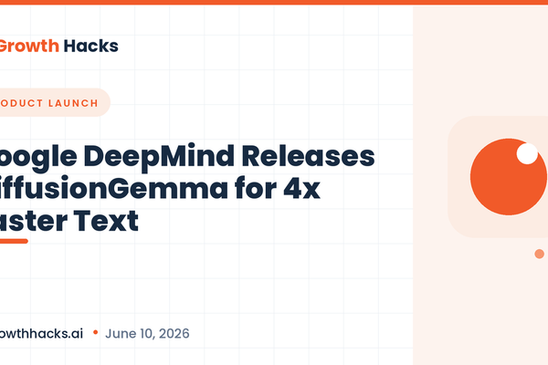 Google DeepMind Releases DiffusionGemma for 4x Faster Text