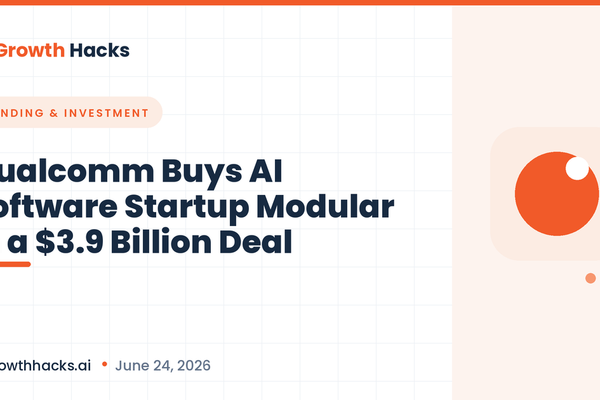 Qualcomm Buys AI Software Startup Modular in a $3.9 Billion Deal
