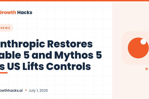 Anthropic Restores Fable 5 and Mythos 5 as US Lifts Controls