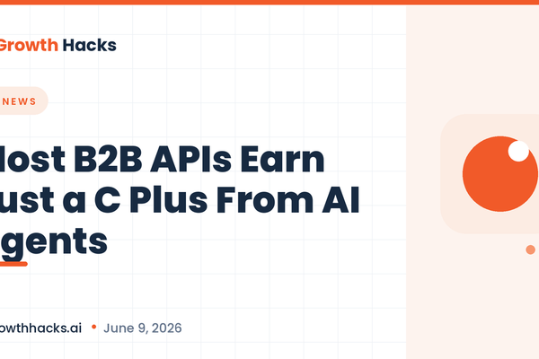 Most B2B APIs Earn Just a C Plus From AI Agents