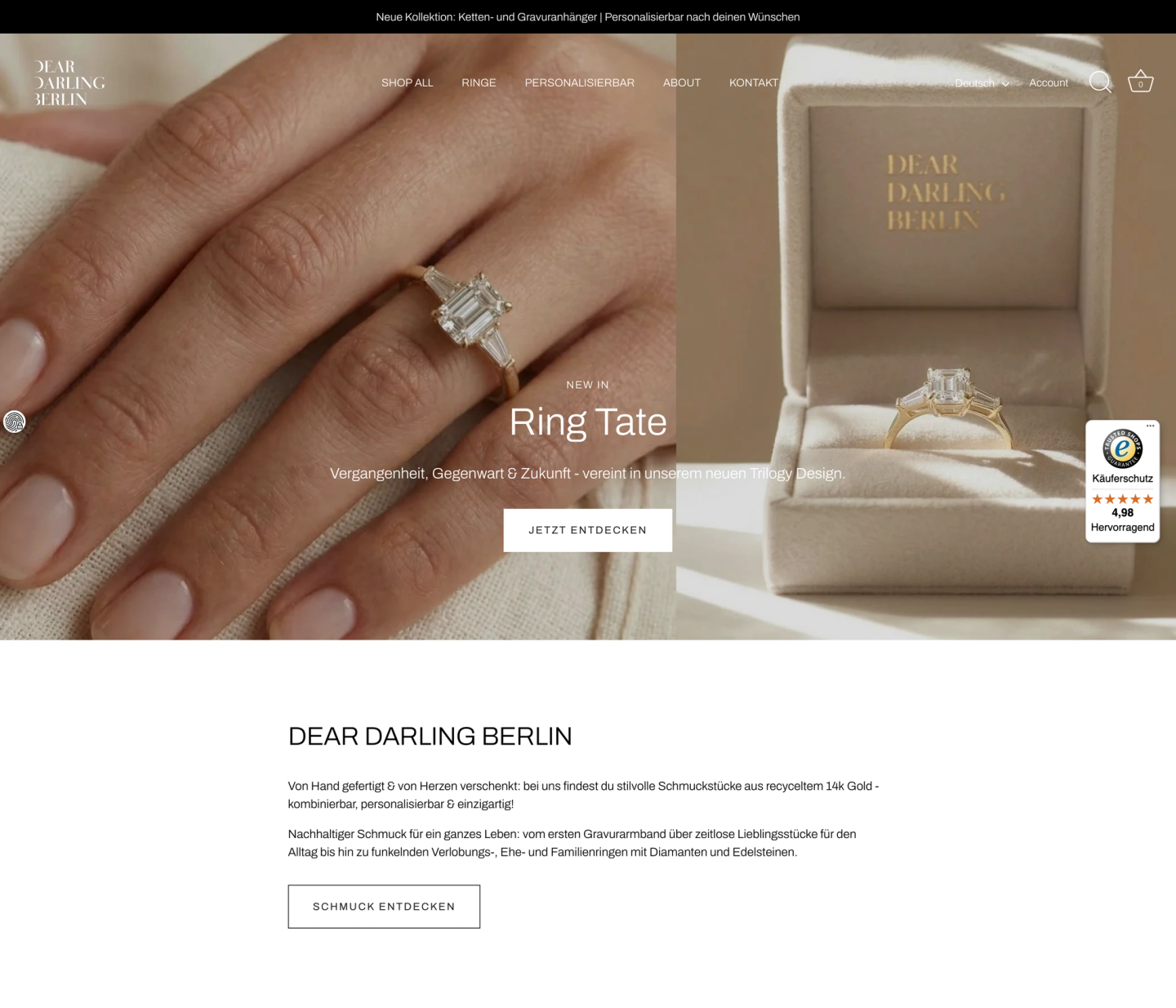 Dear Darling Berlin Shopify Theme