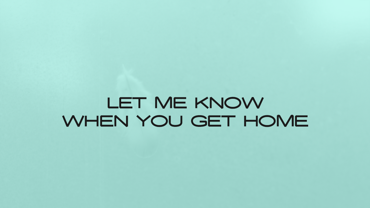 me avisa que chegou bem em casa