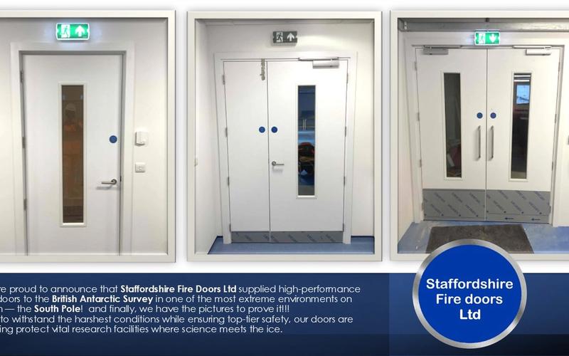 High Performance Fire Doors for the British Antarctic Survey — South Pole
