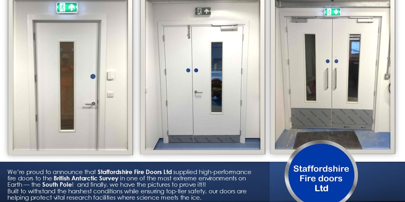 High Performance Fire Doors for the British Antarctic Survey — South Pole