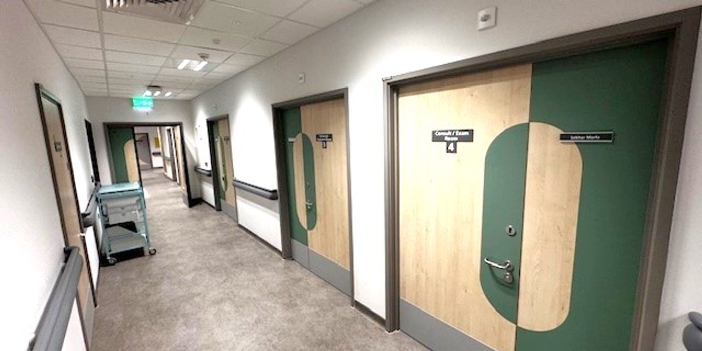 Dual Laminate Fire Doors for the New Breast Care Centre at UHNM County Hospital