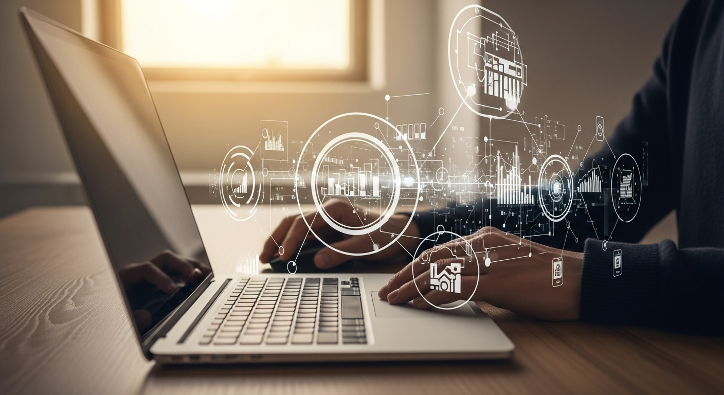 Abstraktes Bild zur Marketing-Automatisierung im Winter 2026