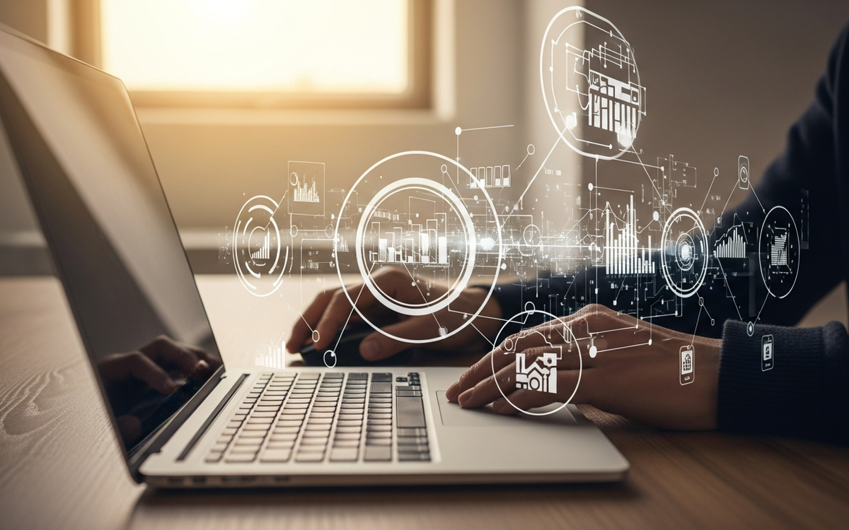 Abstraktes Bild zur Marketing-Automatisierung im Winter 2026