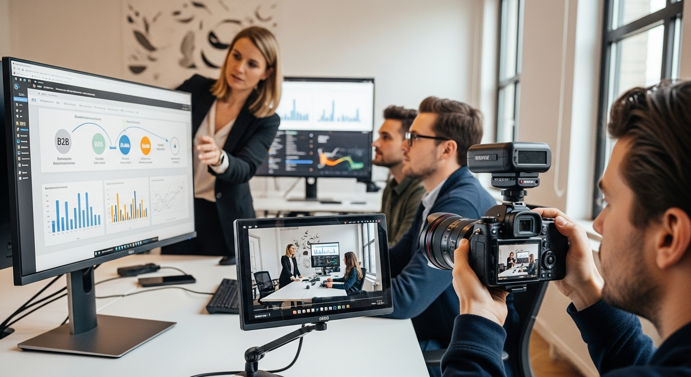 B2B Marketing-Automatisierung mit Foto und Video