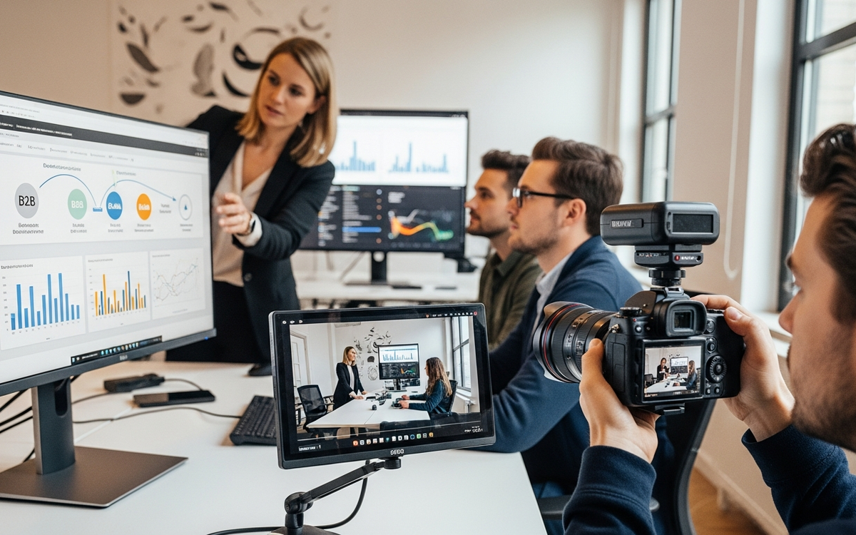 B2B Marketing-Automatisierung mit Foto und Video