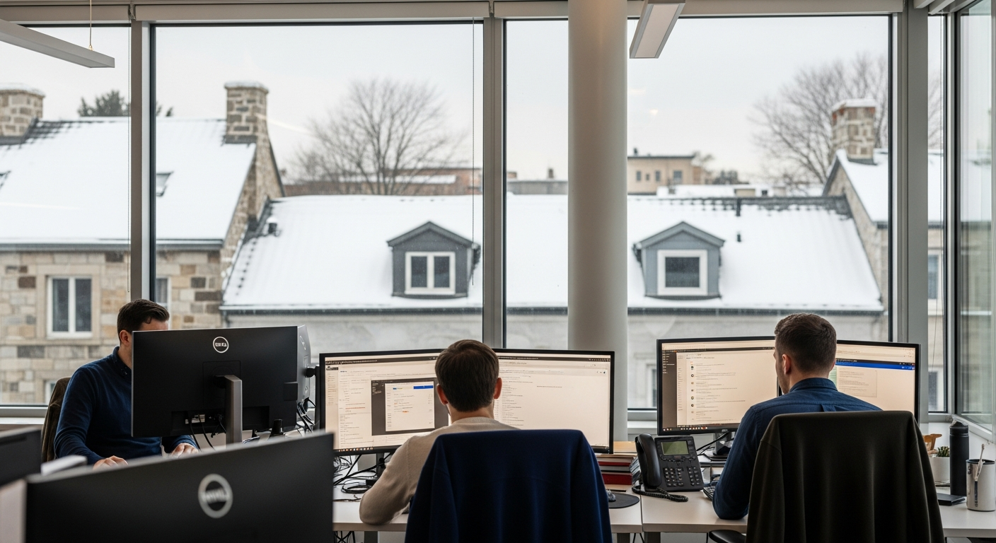 Büro im Winter, Marketing-Automatisierung