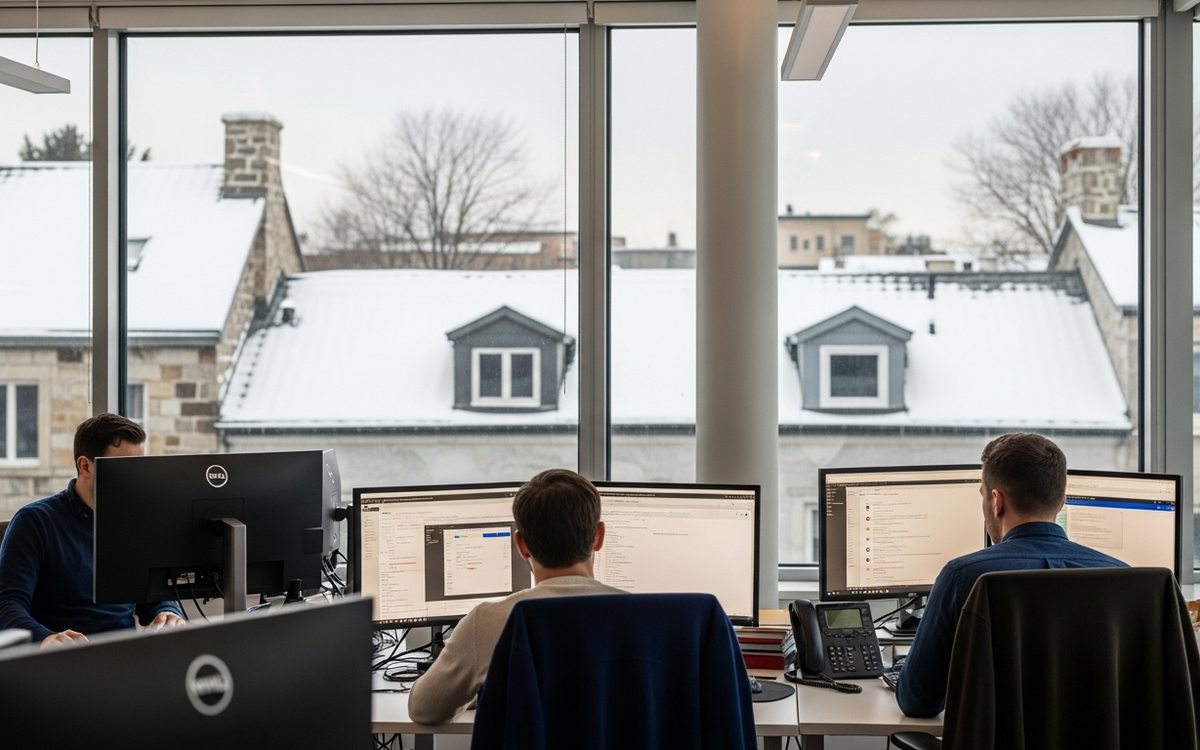 Büro im Winter, Marketing-Automatisierung