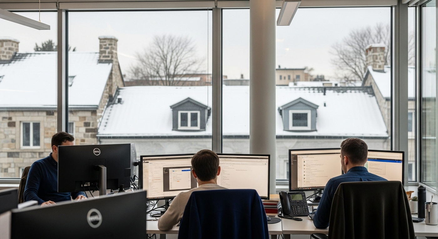 Büro im Winter, Marketing-Automatisierung