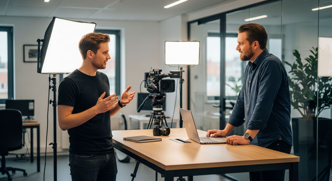 Videoproduktion in Leipzig: Beratung eines B2B-Unternehmens