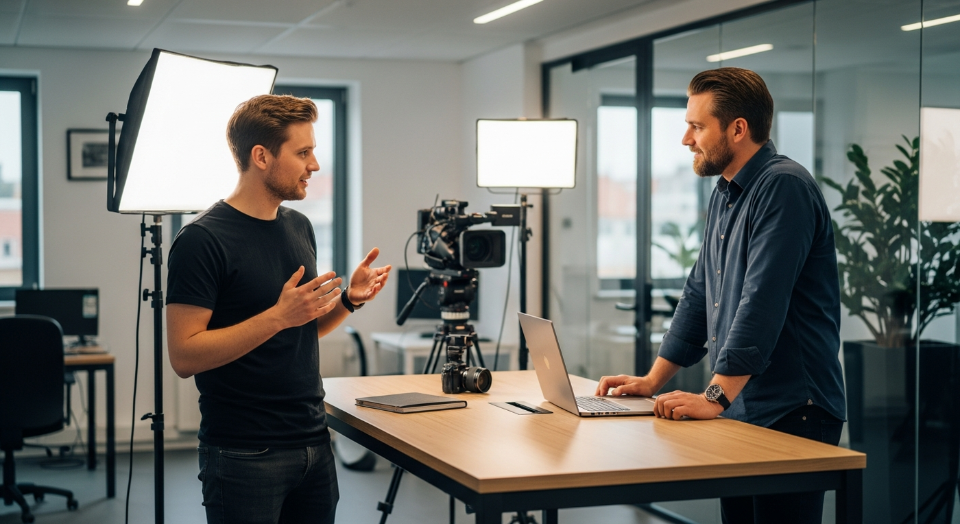 Videoproduktion in Leipzig: Beratung eines B2B-Unternehmens