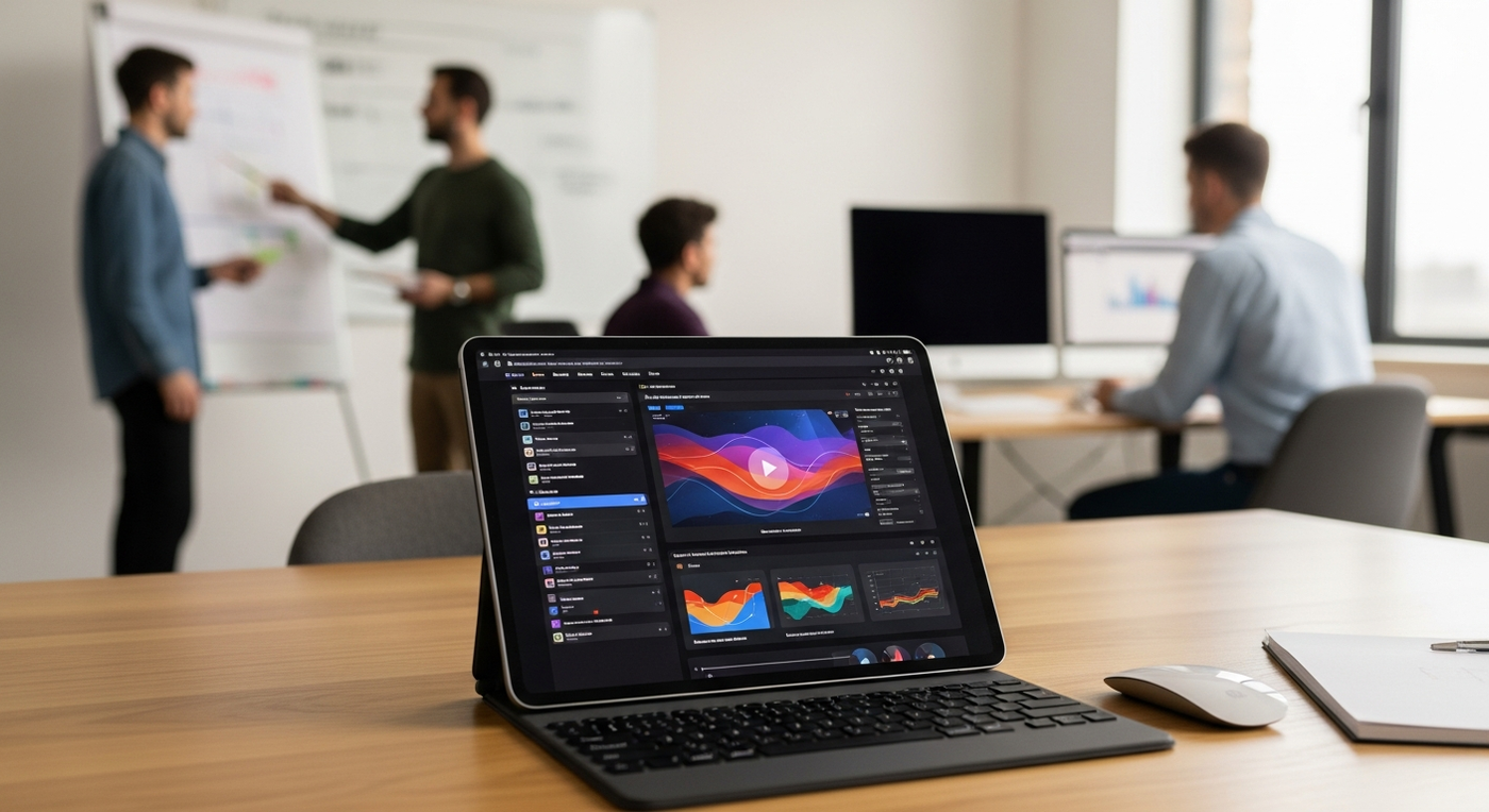 Dynamische Verbindung von B2B-Technologie und visueller Kommunikation
