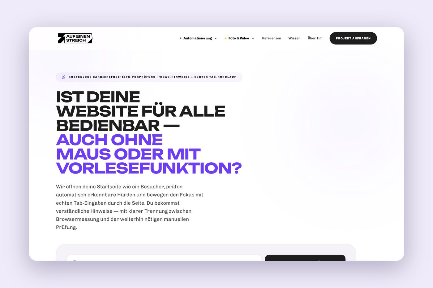 Website-Checker für DSGVO und Barrierefreiheit