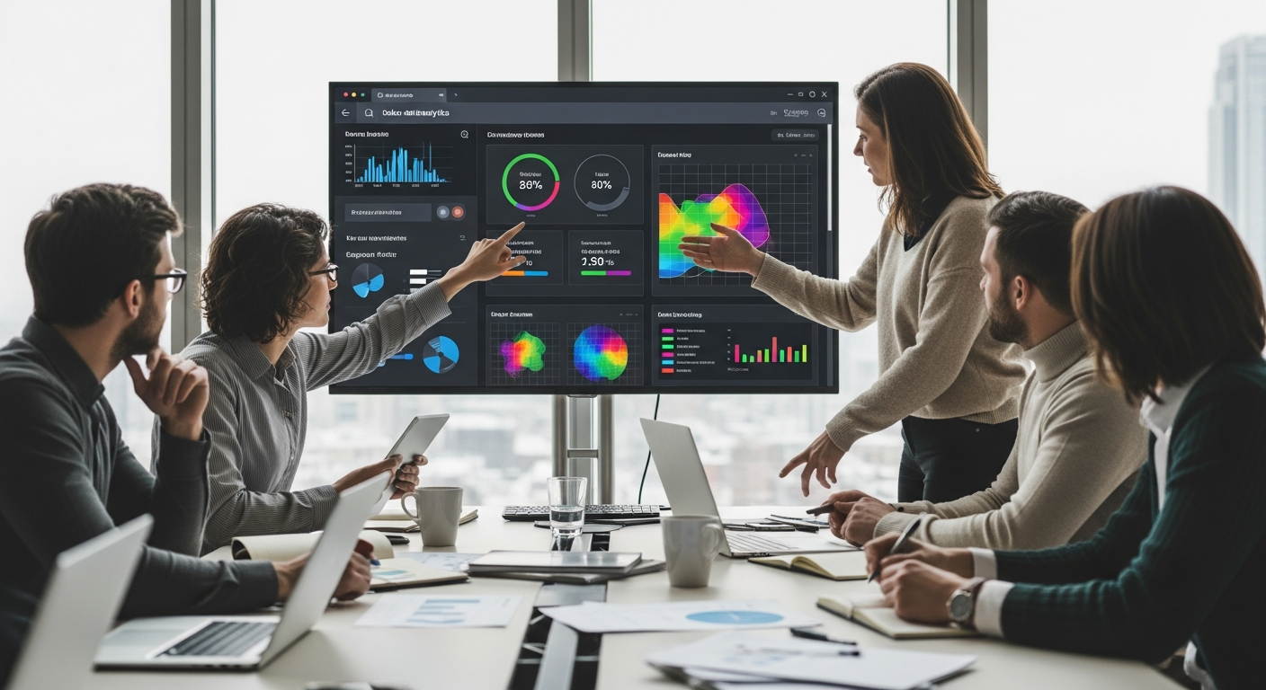 B2B Marketing Team analysiert Video-Performance