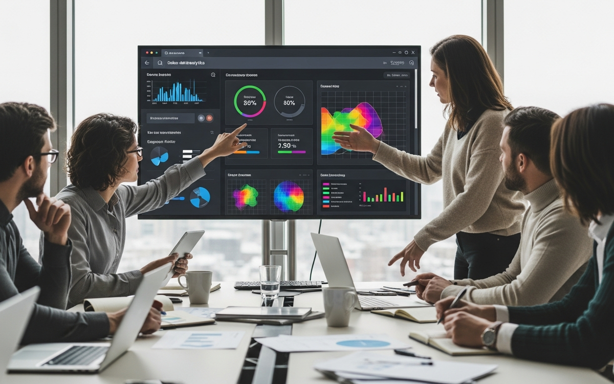 B2B Marketing Team analysiert Video-Performance