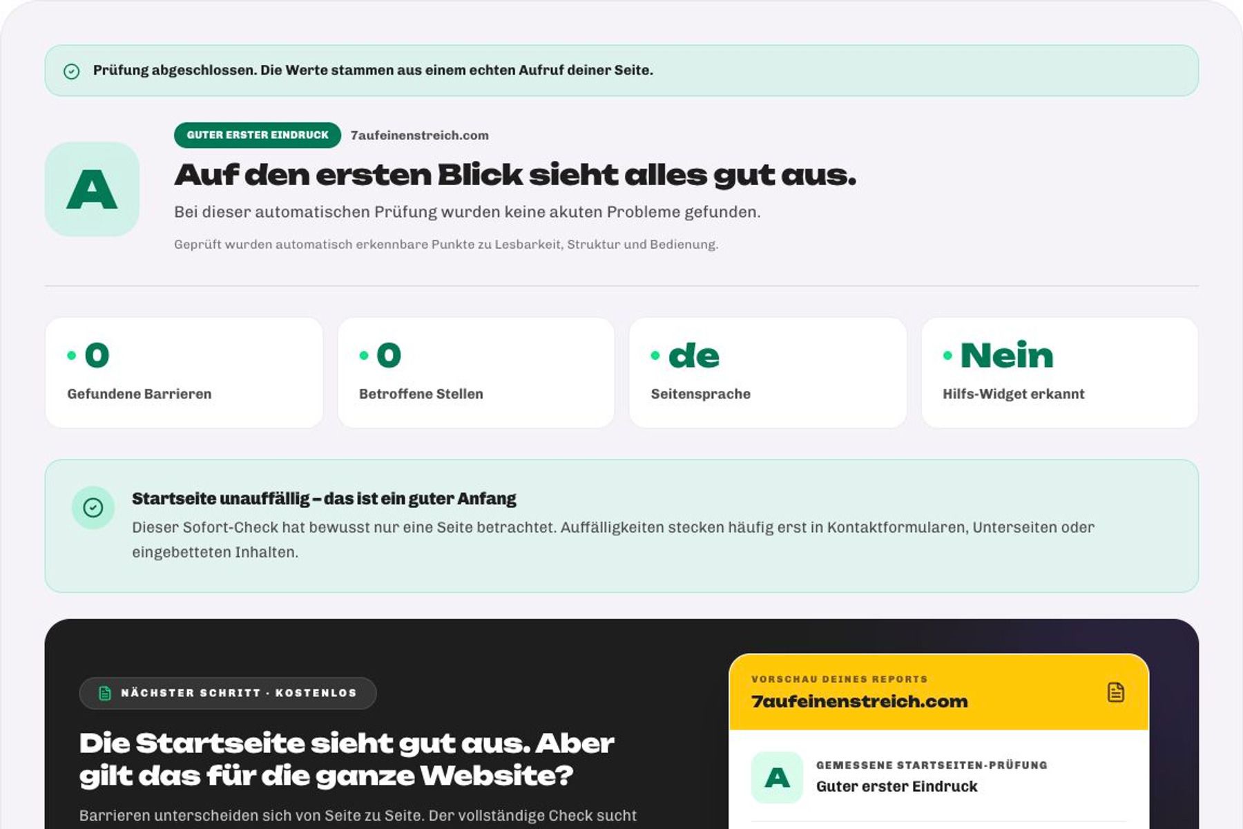 Website-Checker für DSGVO und Barrierefreiheit
