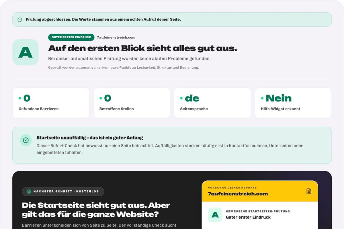 Website-Checker für DSGVO und Barrierefreiheit