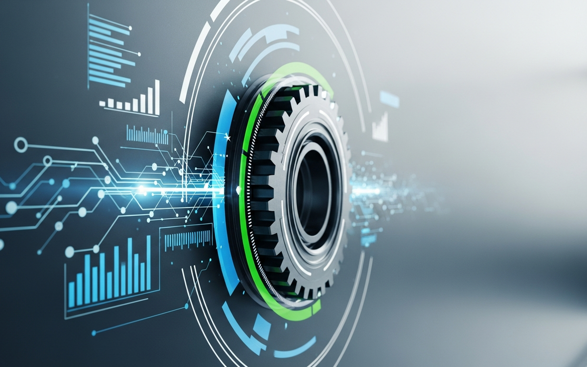 Zahnradwerk symbolisiert Automatisierung