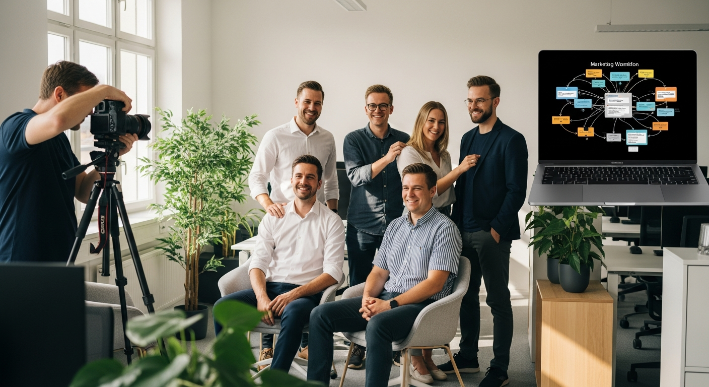 Die visuelle Employer-Branding-Pipeline: Mit Foto, Video und Automation B2B-Talente gewinnen
