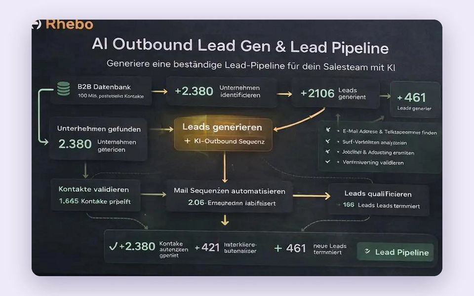 Rhebo Outbound – relevante Signale statt Kaltakquise – Projektübersicht