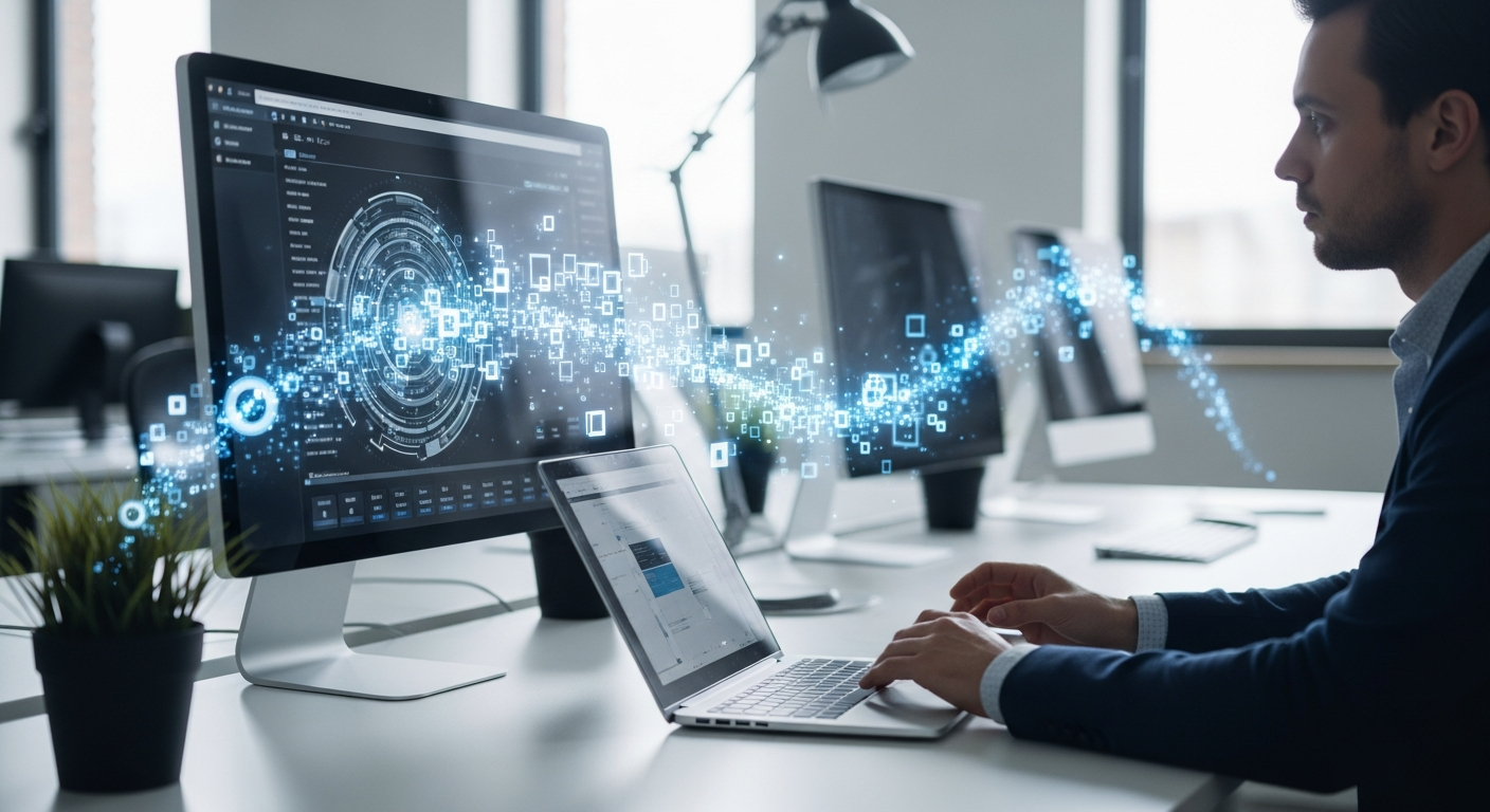 Automatisierte Datenübertragung im modernen Büro