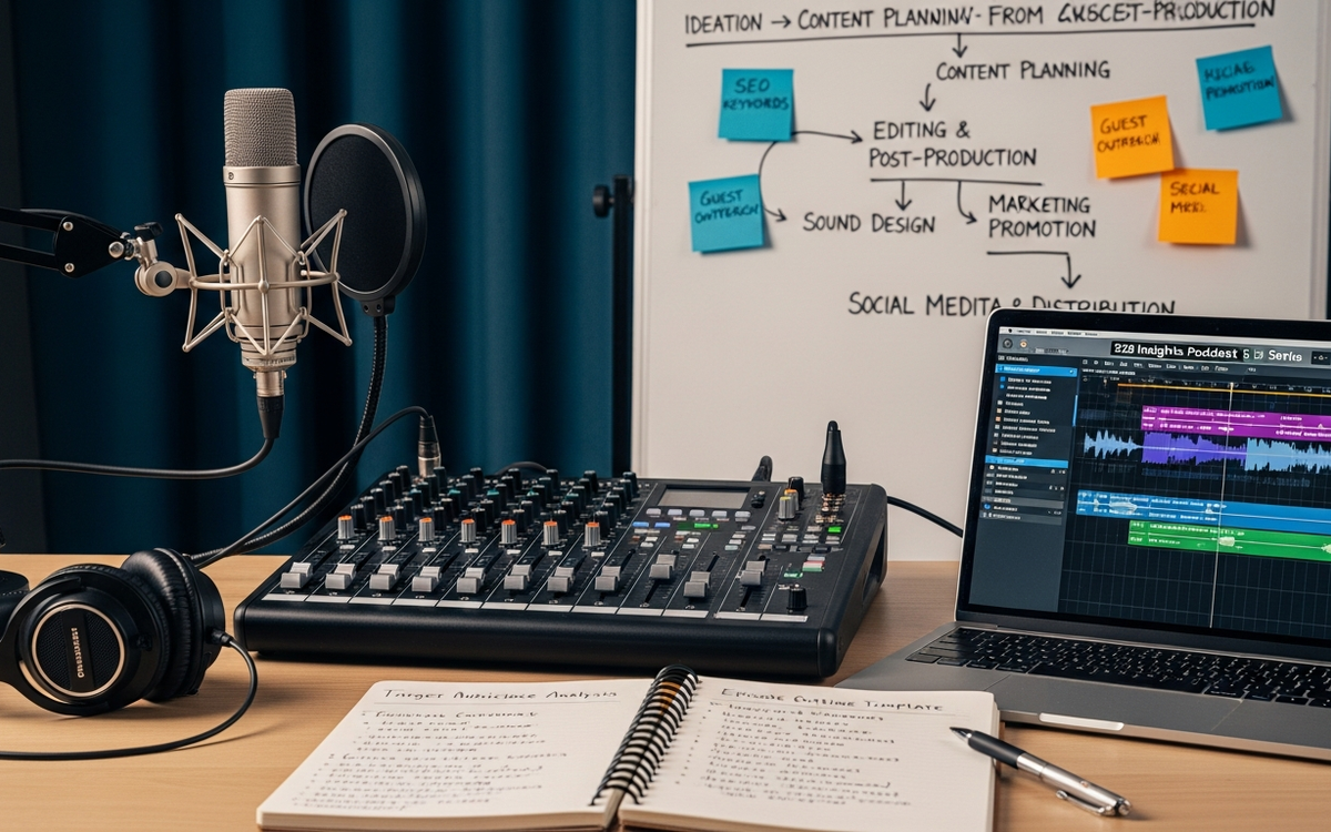 Podcast-Produktion: Von der Idee zur Serie
